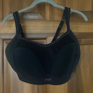 Panache 34G Black Wireless Sports Bra